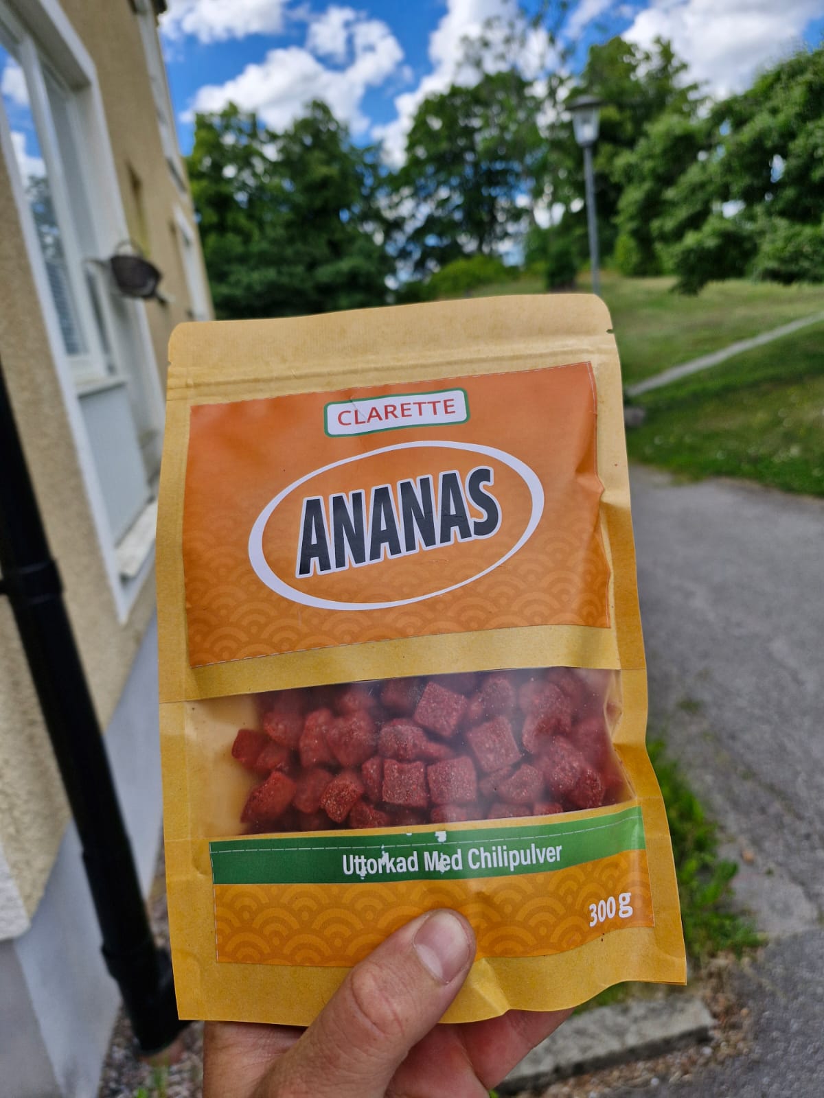 Ananas - Uttorkad med chilipulver 300g